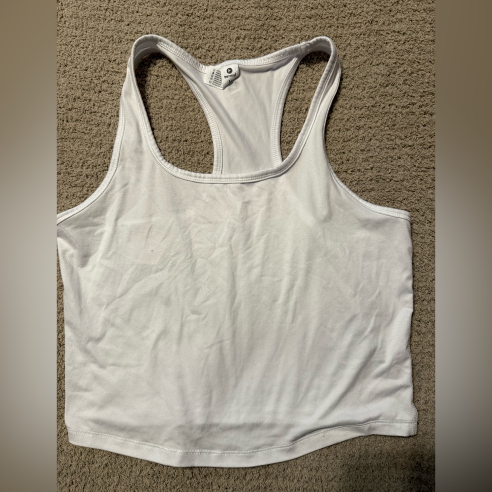 90 Degree By Reflex Classic White Tank Top